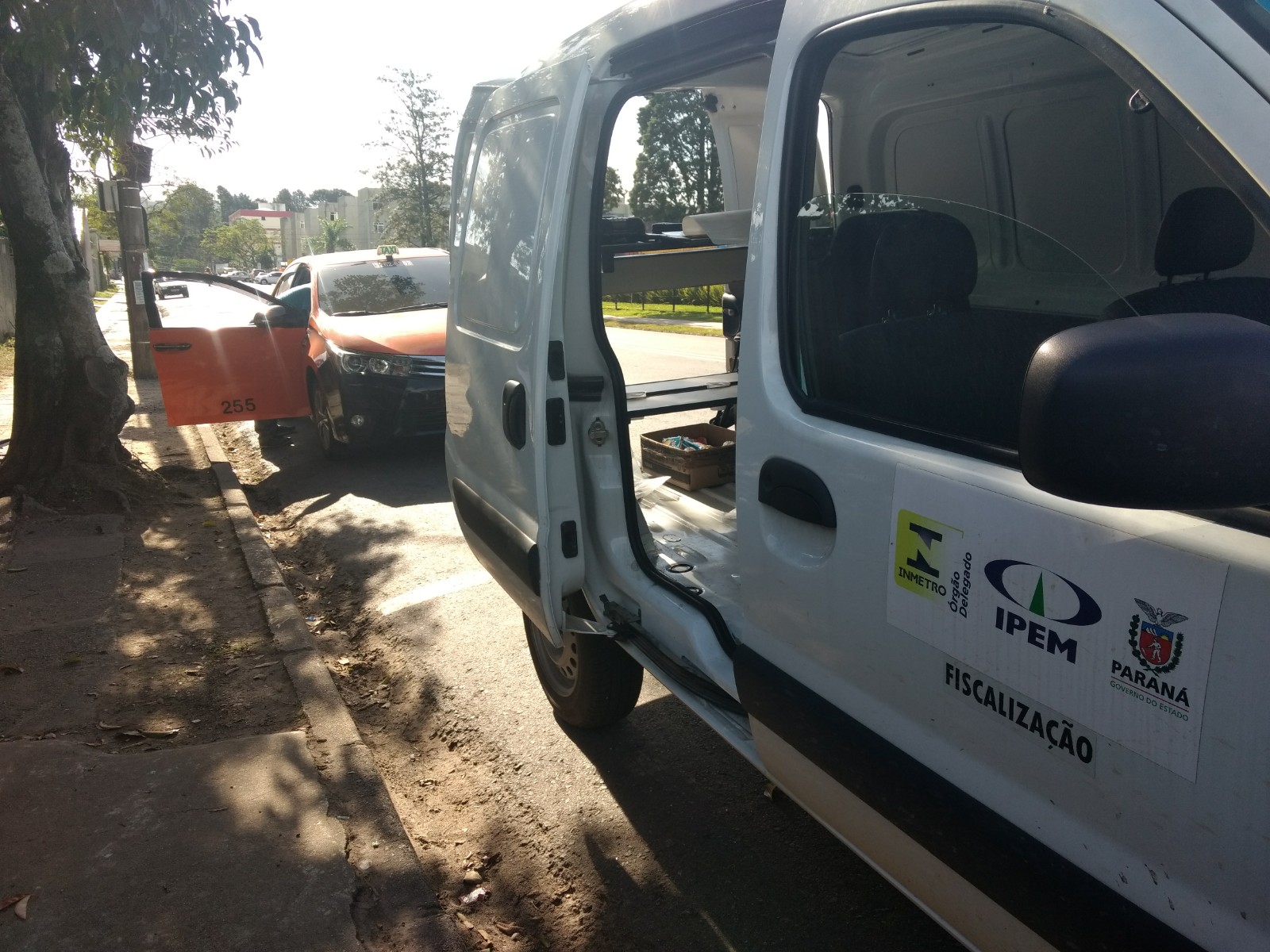 Verificação de taxímetros em Curitiba