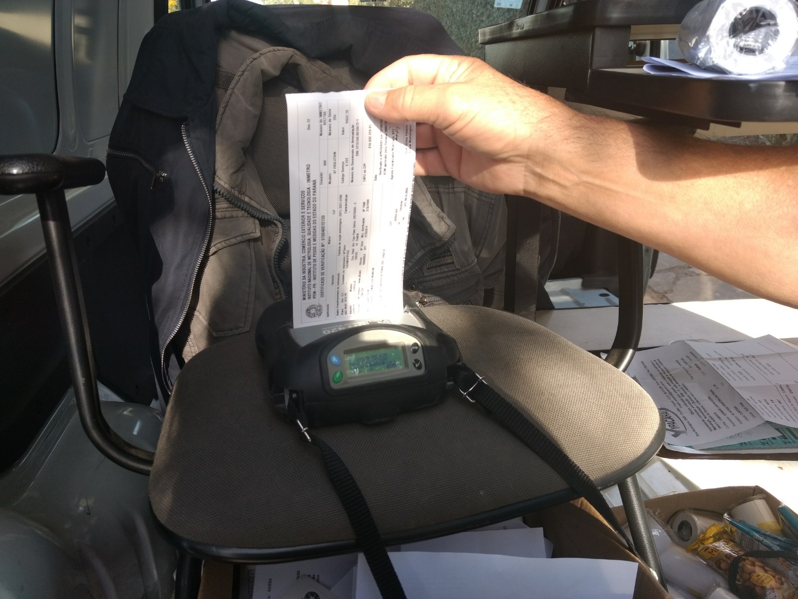 Verificação de taxímetros em Curitiba