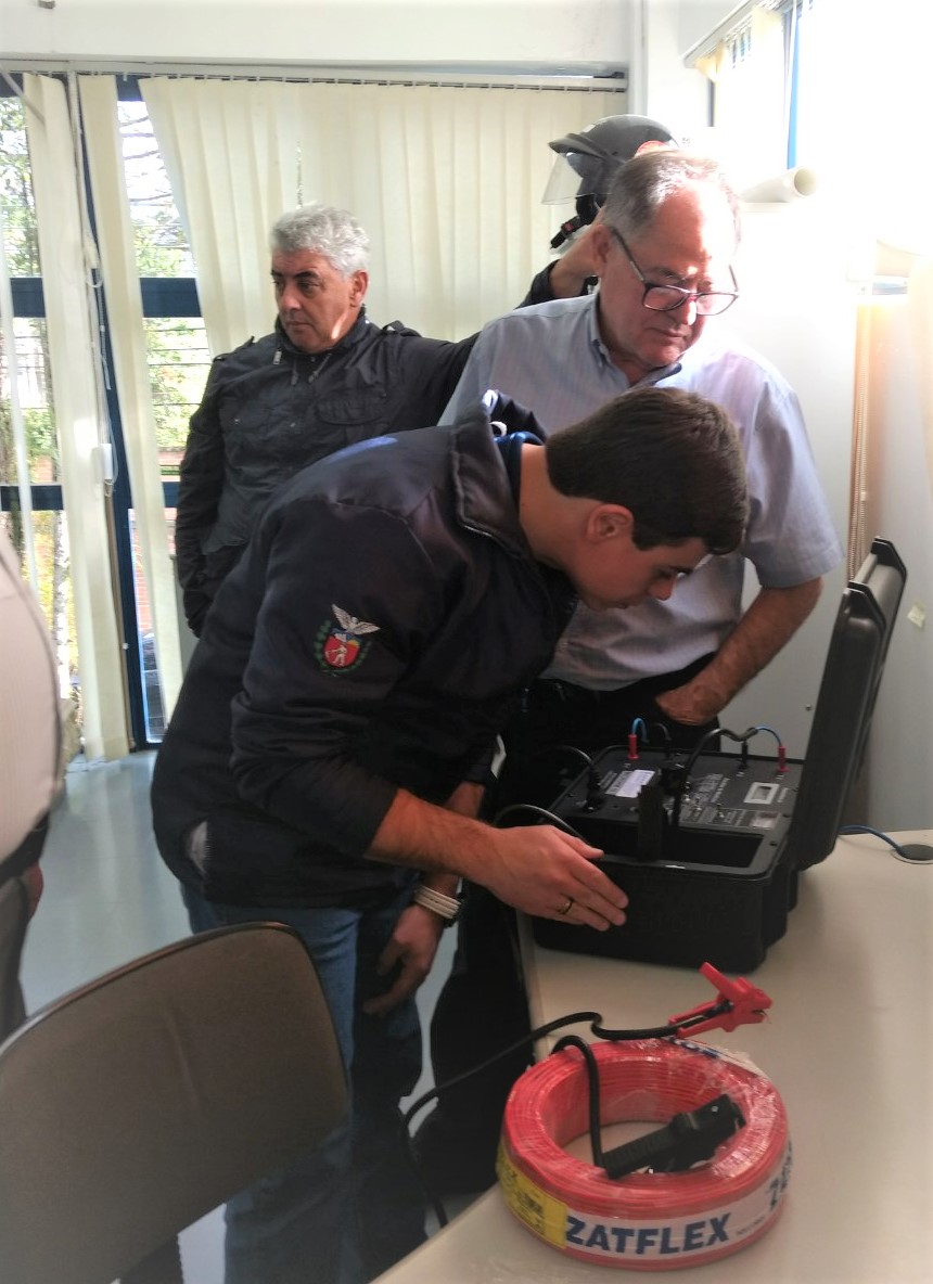 Sindicel doa aparelho para fiscalização de fios e cabos elétricos