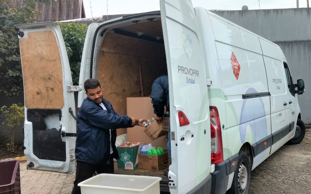 Produtos doados pelo IPEM-PR ao Provopar