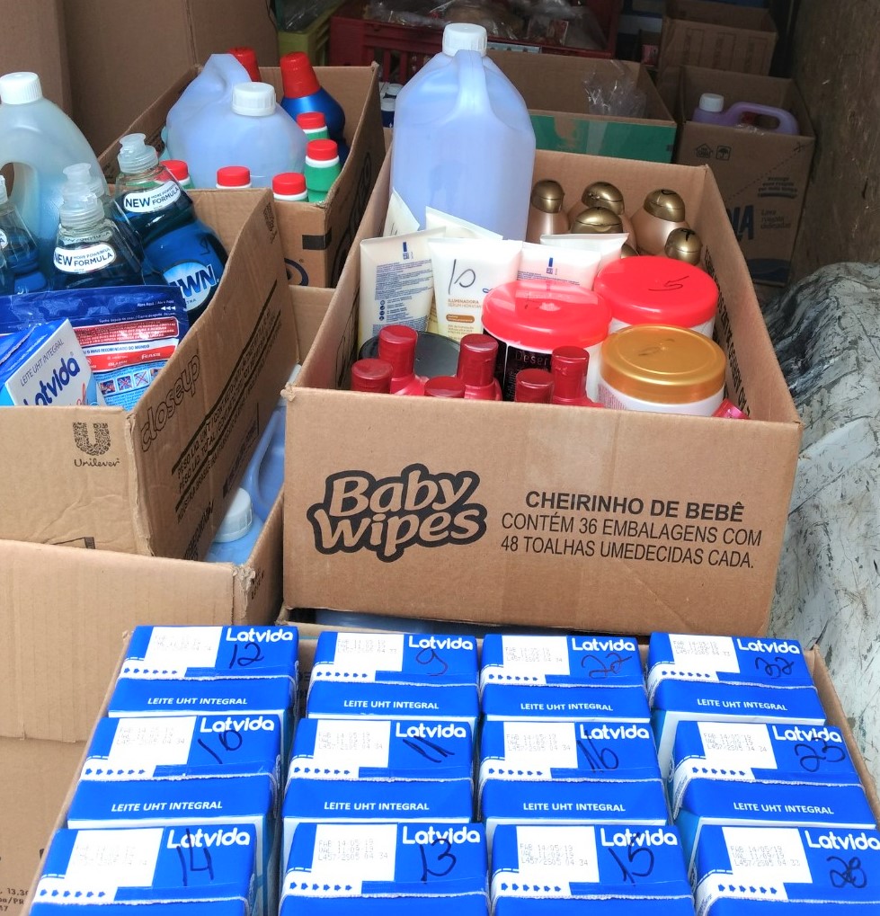 Produtos doados pelo IPEM-PR ao Provopar