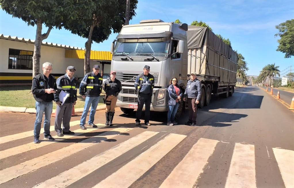 Fiscalização de cronotacógrafos no Oeste do Paraná