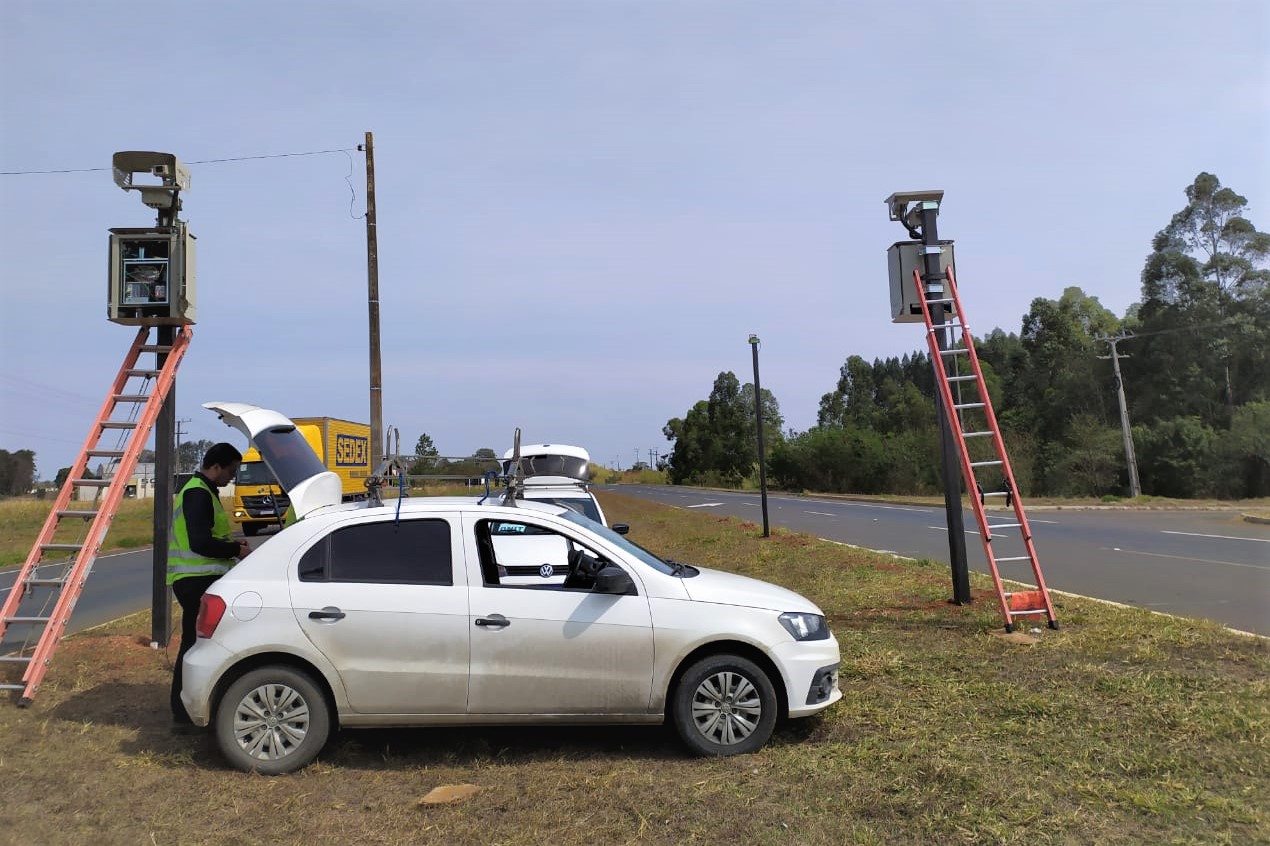 Verificação inicial de medidores de velocidade na BR-153