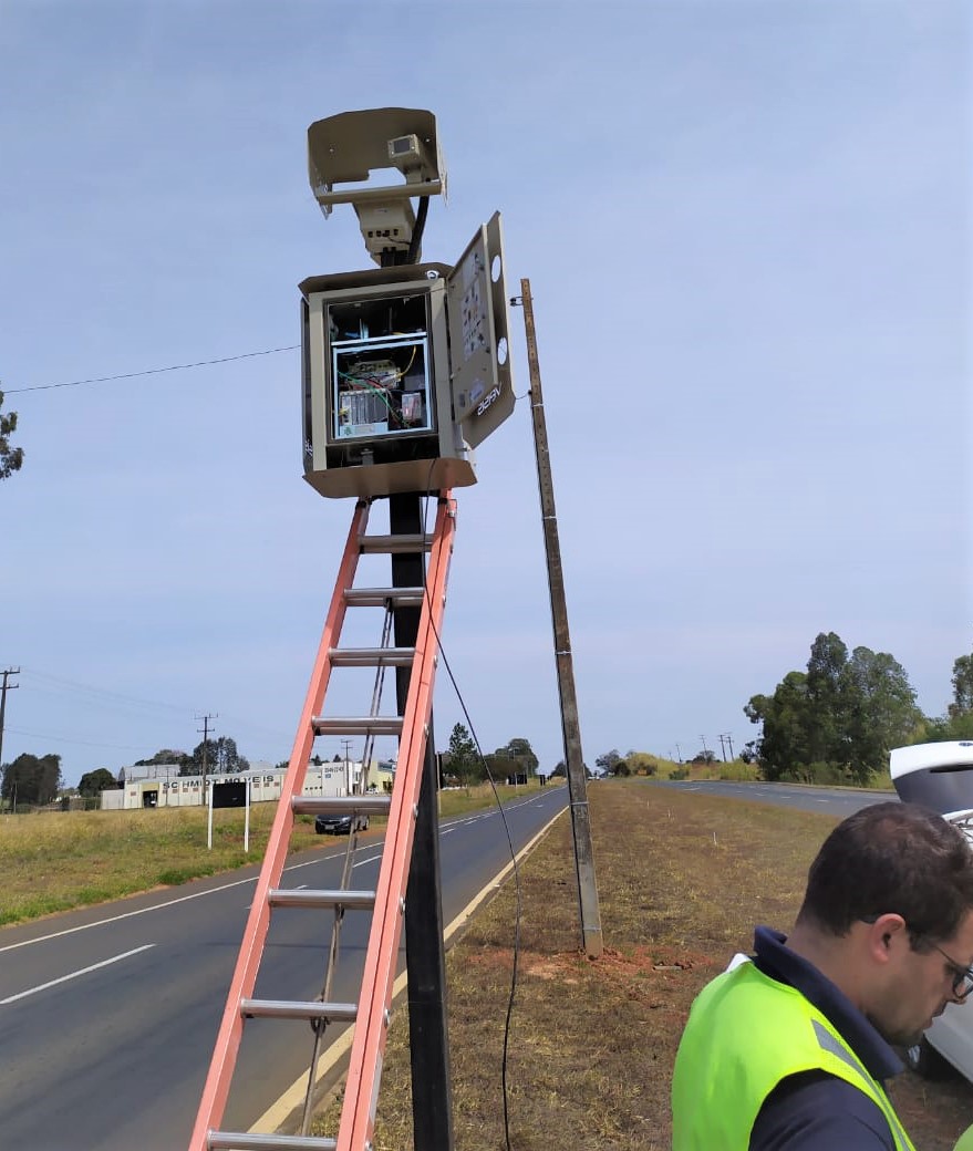 Verificação inicial de medidores de velocidade na BR-153
