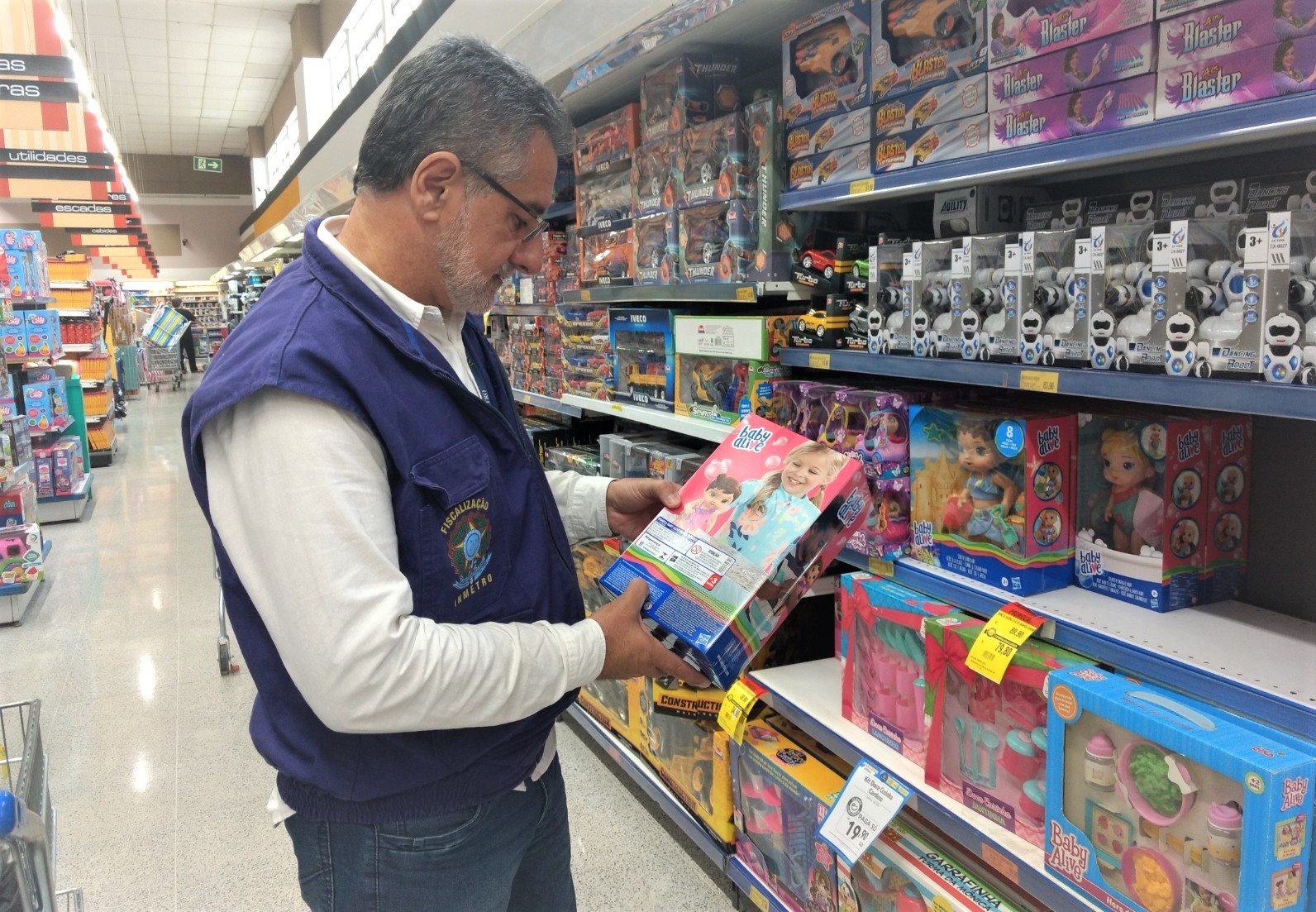 Fiscalização de produtos infantis