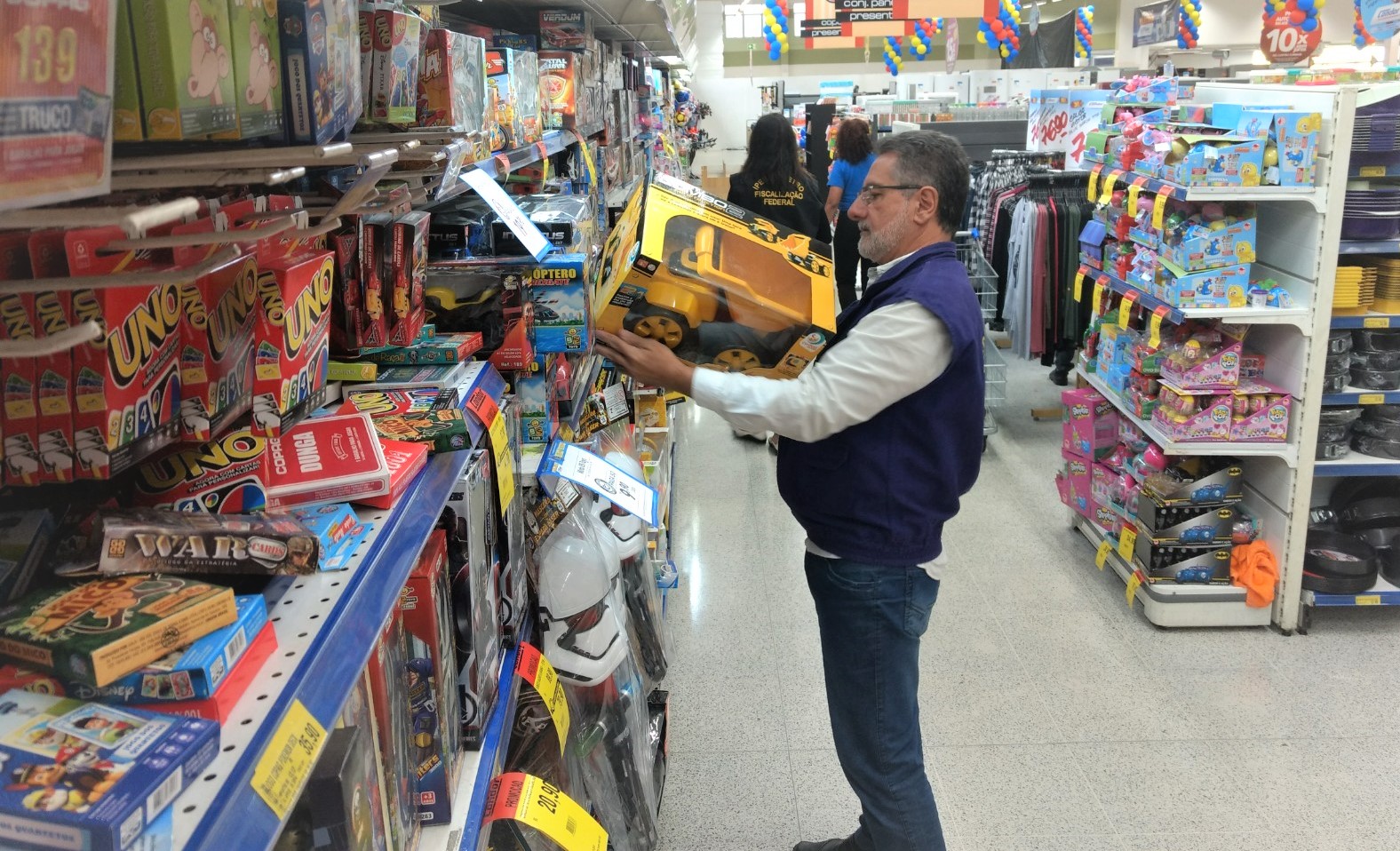 Fiscalização de produtos infantis