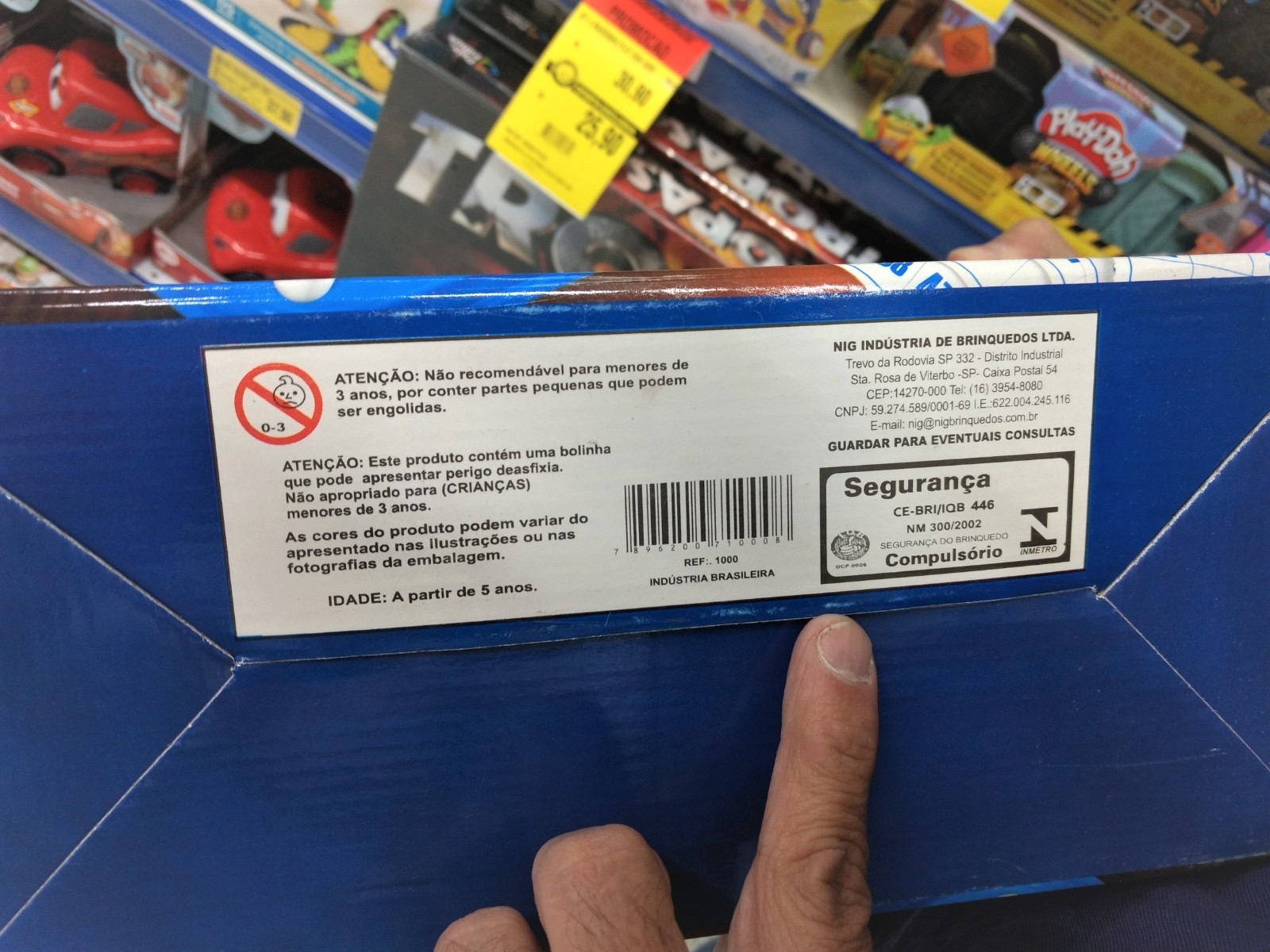 Fiscalização de produtos infantis