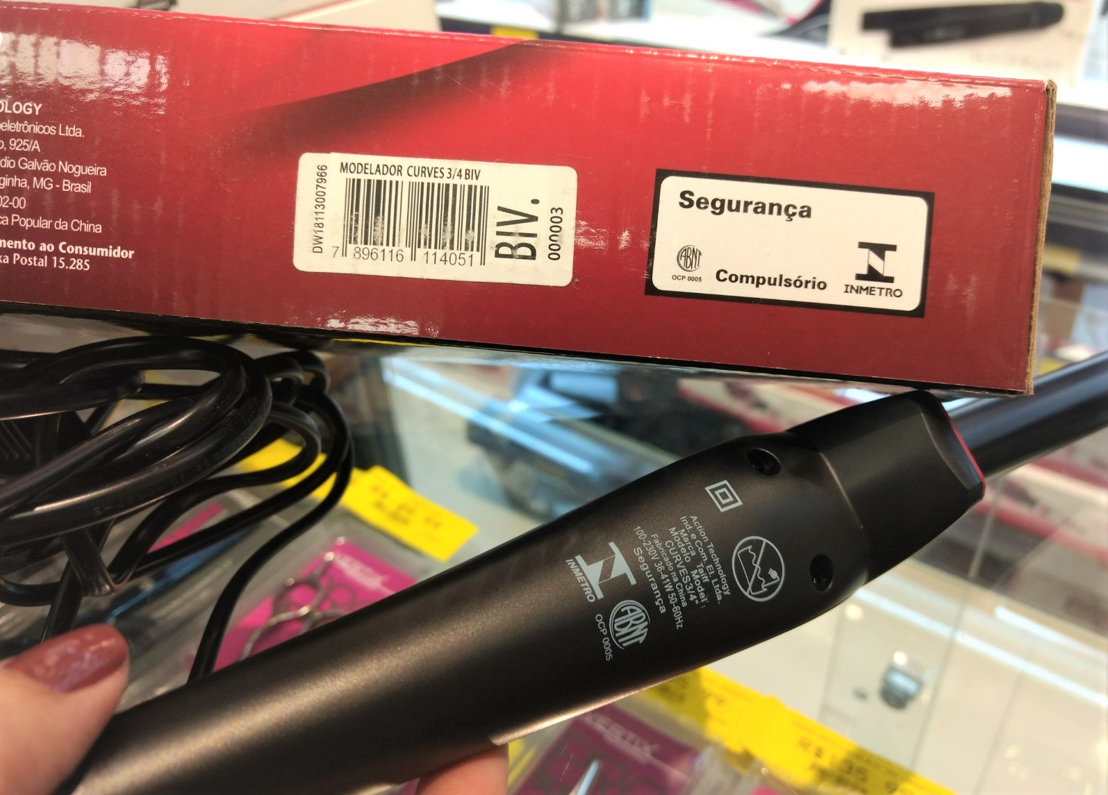 Fiscalização de aparelhos elétricos ligados à beleza feminina e masculina