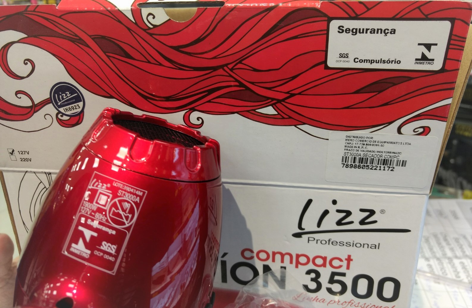 Fiscalização de aparelhos elétricos ligados à beleza feminina e masculina