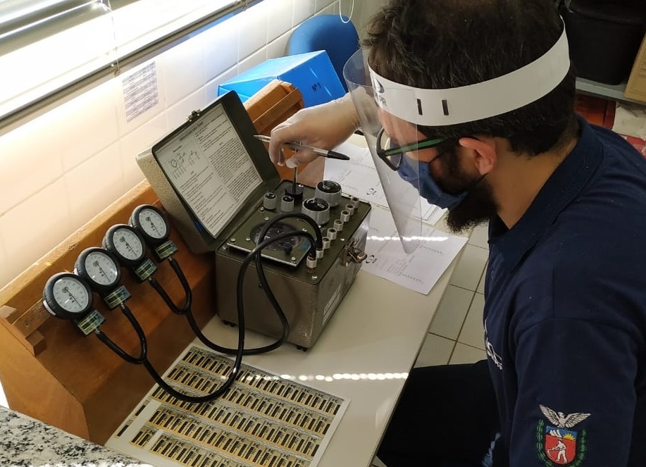 Esfigmomanômetros verificados na Regional de Maringá