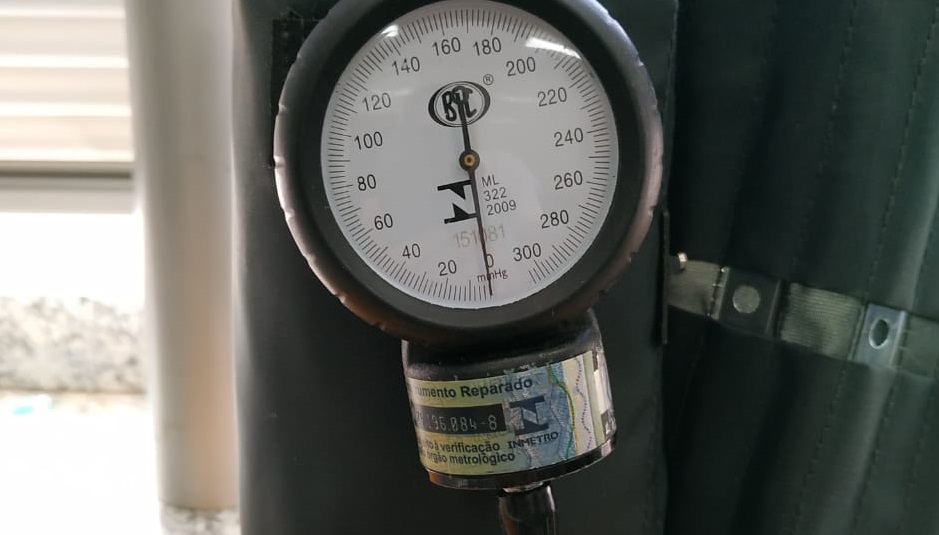 Esfigmomanômetros verificados na Regional de Maringá