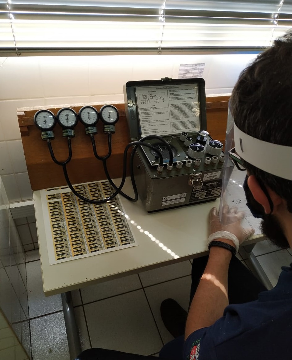 Esfigmomanômetros verificados na Regional de Maringá