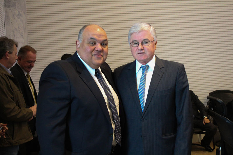 Oliveira Filho e Valdir Rossoni, da Casa Civil