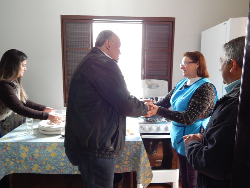 Funcionários da Regional de Guarapuava com o presidente do Ipem