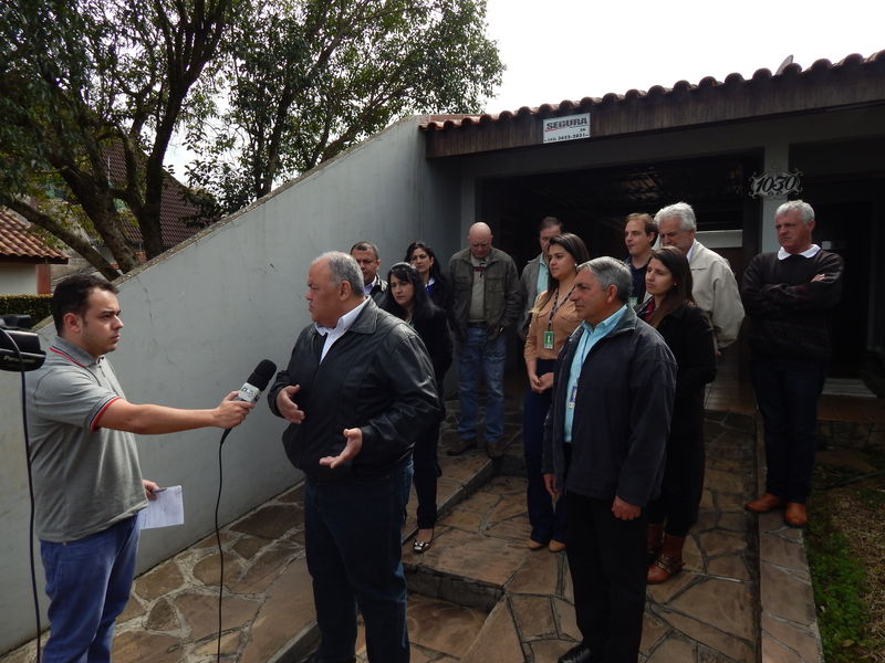 Presidente do Ipem dá entrevista da TV de Guarapuava