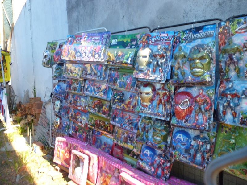 Feirinha do Brás em Curitiba - brinquedos