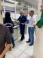 Treinamento da equipe do Imetro-SC no Laboratório de Verificadores de Umidade de Grãos