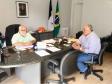 Reunião com o presidente Carlos Augusto de Azevedo