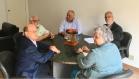 Reunião discute parceria internacional com países do Mercosul para transbordo de grãos.