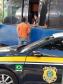 Fiscalização de cronotacógrafos na BR 153, km 40, em Santo Antônio da Platina/PR