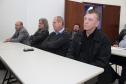 Inmetro e Ipems discutiram o comércio internacional de grãos nas três fronteiras, em Foz do Iguaçu - Barcellos, Brandes, Carpes e Sérgio Camargo