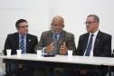 Inmetro e Ipems discutiram o comércio internacional de grãos nas três fronteiras, em Foz do Iguaçu - vereador Jeferson, Jorge Cruz, Paulo Gomes