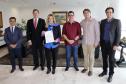 Governadora Cida Borghetti e o presidente do IPEM PR Emerson Rosetti