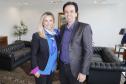 Governadora Cida Borghetti e o presidente do IPEM PR Emerson Rosetti