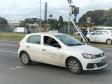 Verificação do radar fixo localizado na Linha Verde esquina com Rua Anne Frank, em Curitiba