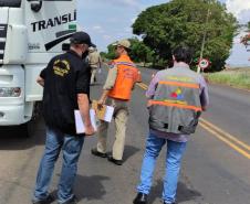 IPEM-PR fiscaliza transportadores de cargas perigosas