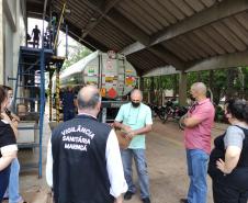 Equipe da REMAR faz palestra para Regional de Saúde sobre como identificar veículos que já transportaram produtos perigosos