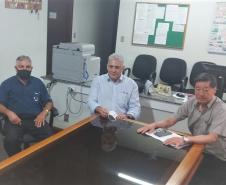 DIRAF - Ivo Lima e DIMEQ - Shiniti Honda visitaram as Regionais de Guarapuava e Cascavel