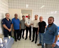 DIRAF - Ivo Lima e DIMEQ - Shiniti Honda visitaram as Regionais de Guarapuava e Cascavel