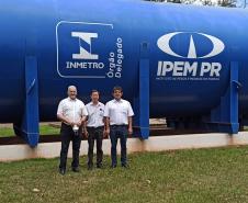 Ivo Lima, Shiniti Honda e Michel Ravazi na Cisterna aérea da Regional de Maringá