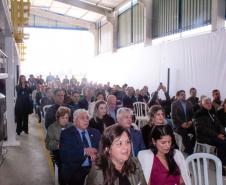 Fotos da inauguração do novo posto de verificação de veículos-tanque em Araucária