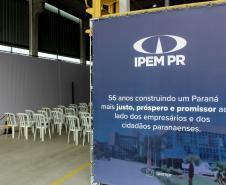 Fotos da inauguração do novo posto de verificação de veículos-tanque em Araucária