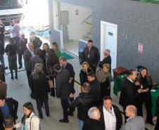 Fotos da inauguração do novo posto de verificação de veículos-tanque em Araucária