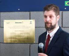 Fotos da inauguração do novo posto de verificação de veículos-tanque em Araucária