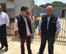 diretor do Procon Rogério Calazans, Michel Ravazi e o presidente Oliveira Filho