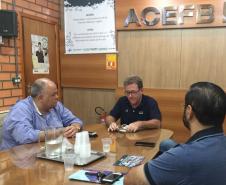 Reunião na Associação Comercial e empresarial de Francisco Beltrão