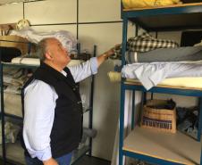 Visita à fábrica de roupas Blindagem, em Santa Izabel do Oeste