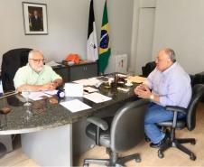 Reunião com o presidente Carlos Augusto de Azevedo