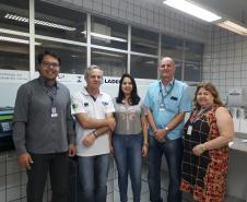 Visita dos técnicos das Superintendências do Inmetro de Goiás e Brasília à RECAS