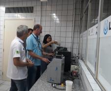 Visita dos técnicos das Superintendências do Inmetro de Goiás e Brasília à RECAS