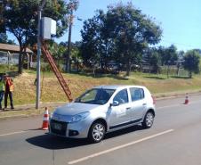 Radares em Londrina passam por aferição da equipe da Regional do Ipem naquela cidade