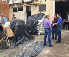 Presidente do Ipem e diretor visitam obras da Regional de Londrina