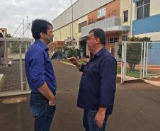 Presidente e diretor visitam obras da Regional de Londrina