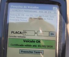 Instrumento que verifica a regularidade do cronotacógrafo