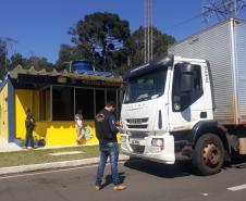 Fiscalização de cronotacógrafos em Guarapuava, distrito de Guará