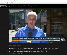 IPEM-PR fiscaliza bombas de combustíveis em Londrina, Apucarana e Arapongas